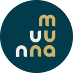 Logo de MUUNNA en color verde petróleo